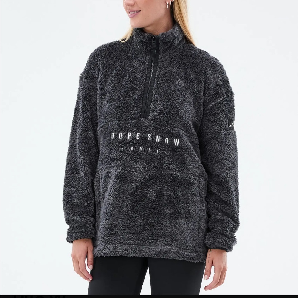 DOPE snow fleece jacket (black)